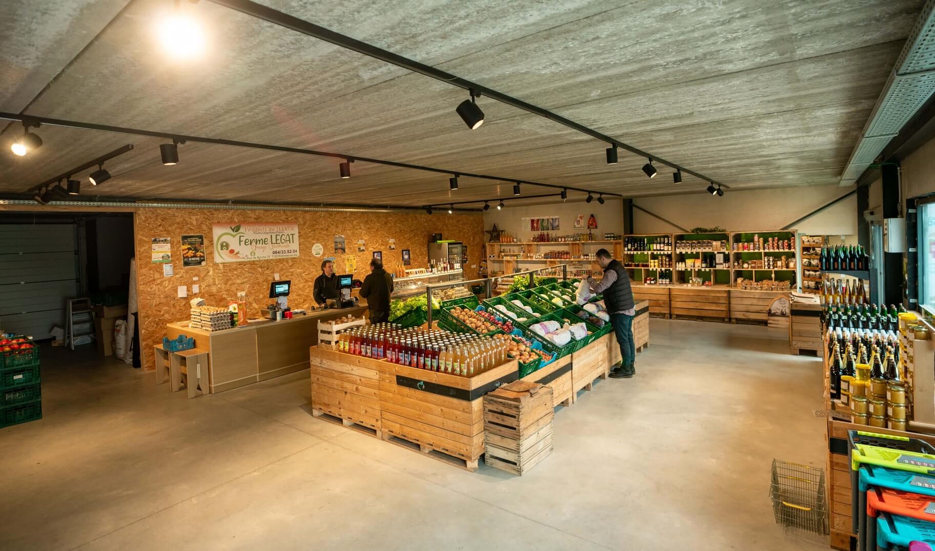 interieur de la grange gourmande